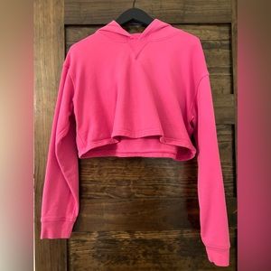 All Yours cropped hoodie- SONIC PINK!!